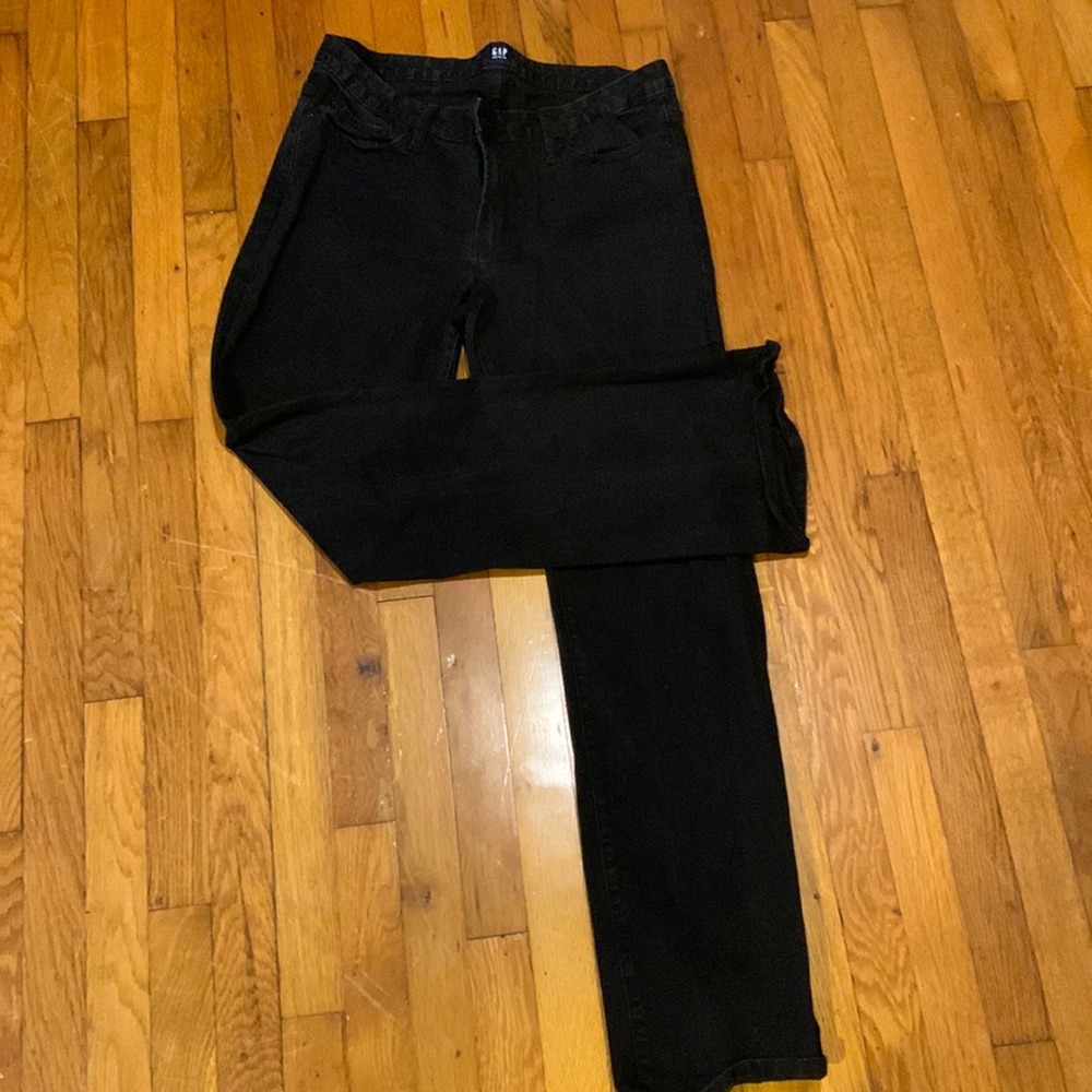 Gap Long and Lean Black Jeans 32L